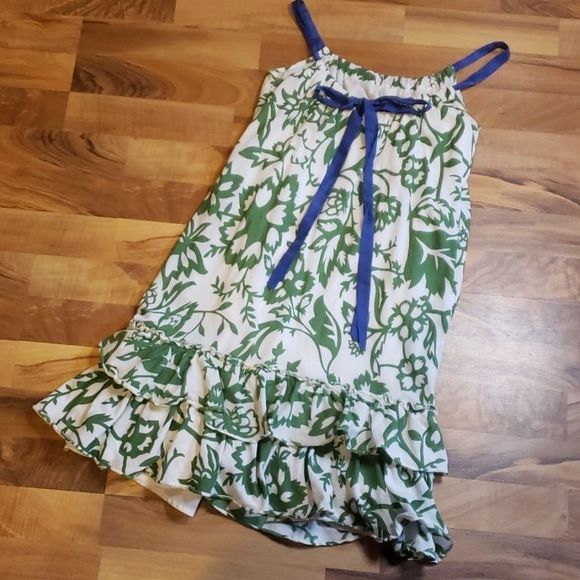 GAP Drawstring Halter Floral Dress with Ruffles - Picture 3 of 8